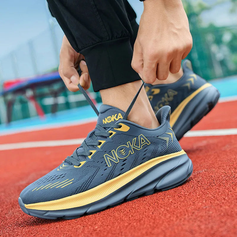 2025New Running Shoes Men Women Breathable Running Footwears Light Weight Walking Shoes Luxury Gym Sneakers Outdoor Sport Tennis