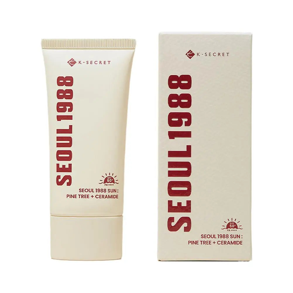 Korean SEOUL 1988 Moisturizing Serum Niacinamide Sunscreen Snail Cream Black Gingeng Extract Glow Face Serum Improve Skin Care