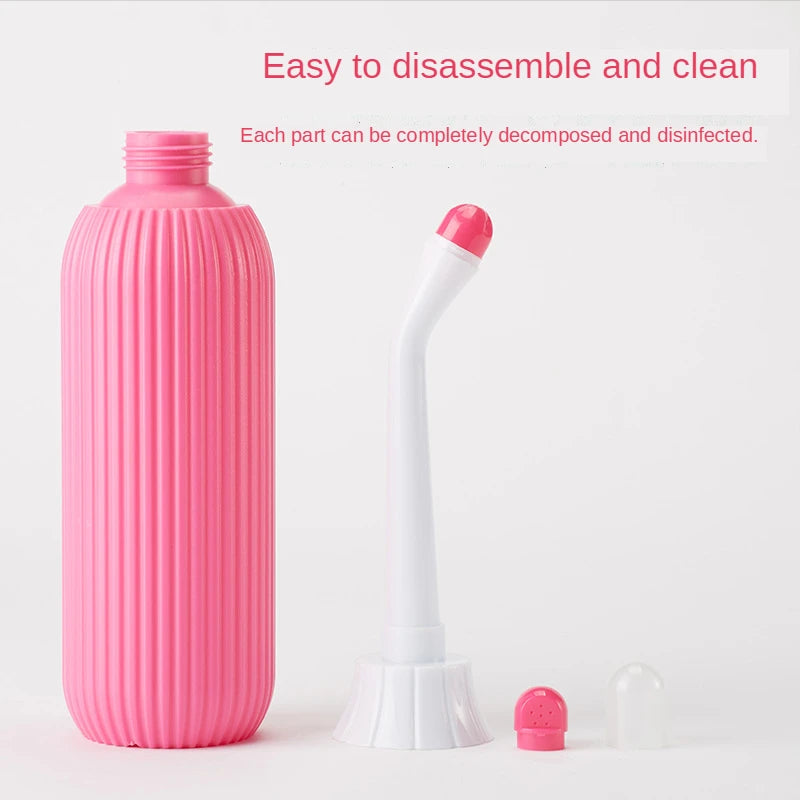 500ml Portable Bidet Private Parts Flushing Device Baby Butt Cleaner Confinement Pregnant Lying-in Women's Perineum Body Bidet
