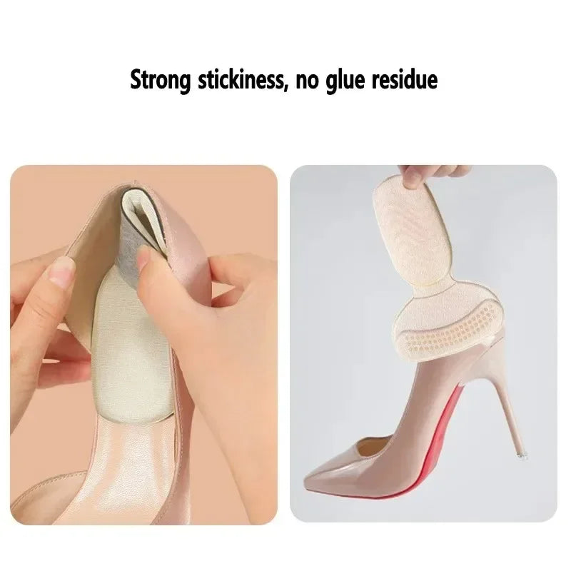 Shoe Heel Insoles Foot Heel Pad Sports Shoes Adjustable Antiwear Feet Inserts Insoles Heel Protector Sticker Insole Brioche