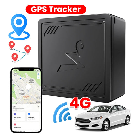 4G GPS Tracker with App Real Time Car Tracking Device Portable GPS Positioner for Elderly Children Pets Car