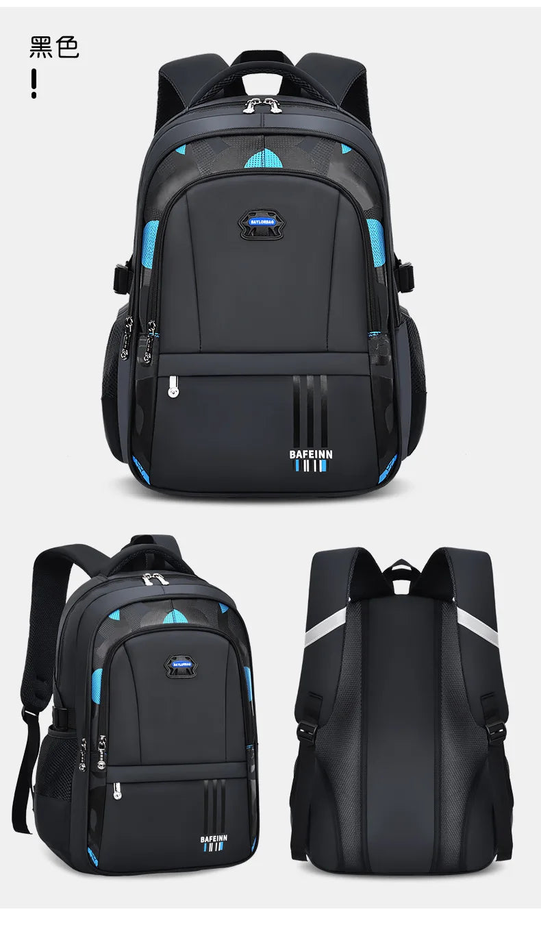 New Elementary School Students Schoolbag Boys 1-3-6 Grades 6-12 Years Old Lightweight Leisure CHILDREN'S Shoulder Bag Large Capa