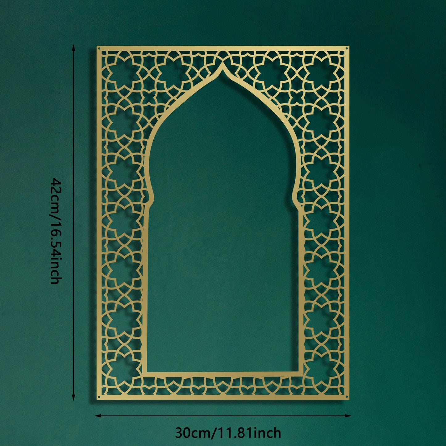 Stunning 'Start With Bismillah' Metal Islamic Wall Artwork – Ramadan Home Decoration, Ideal Islamic Ornament & Muslim Gifts