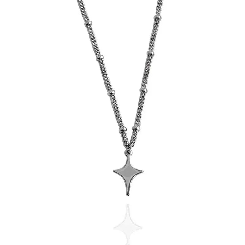 Simple Trendy Vintage Necklace Women Men's Fashion Necklace Hollow Choker Pendant Neck Jewelry Accessories Party Chain Wholesale