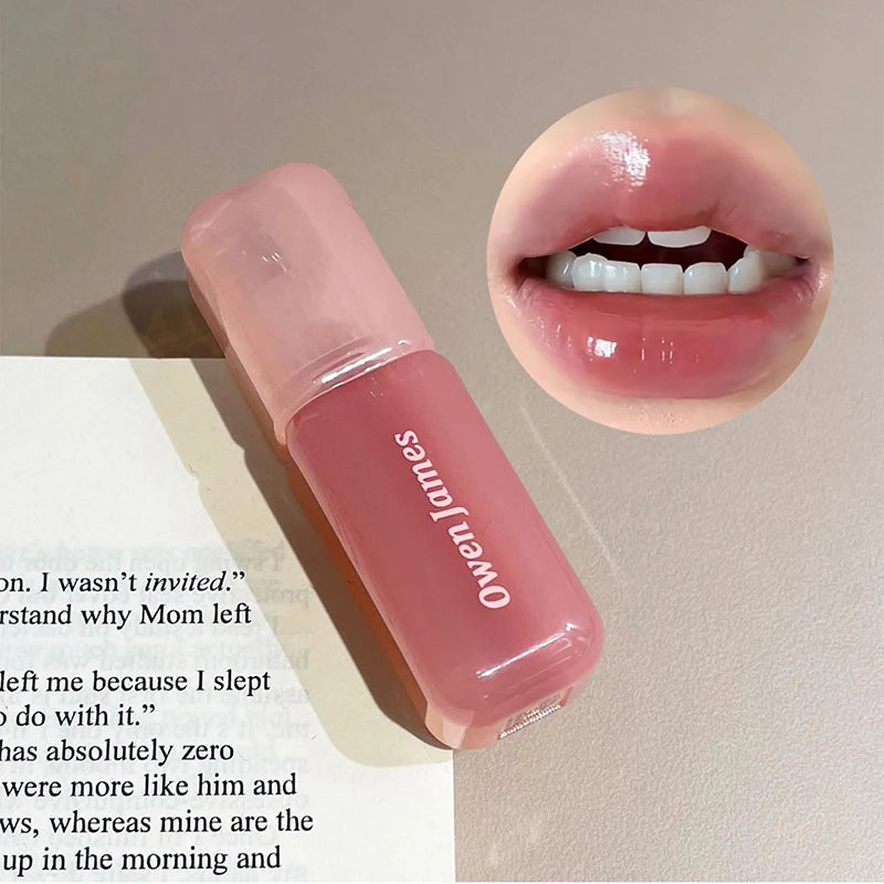 Glossy Non-stick Cup Lip Gloss Long Lasting Cheek Mud Lip Plumper Tinted Lip Lipstick Lip Makeup Cosmetics