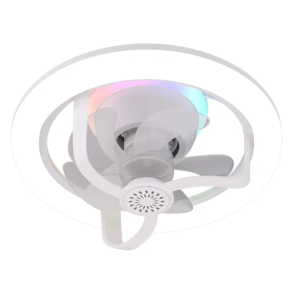 JOYINLED Fan Ceiling Light Fan Light Ceiling Fan with Lamp Remote Control, Quiet, Dimmable 360 Degrees for Living Room Bedroom