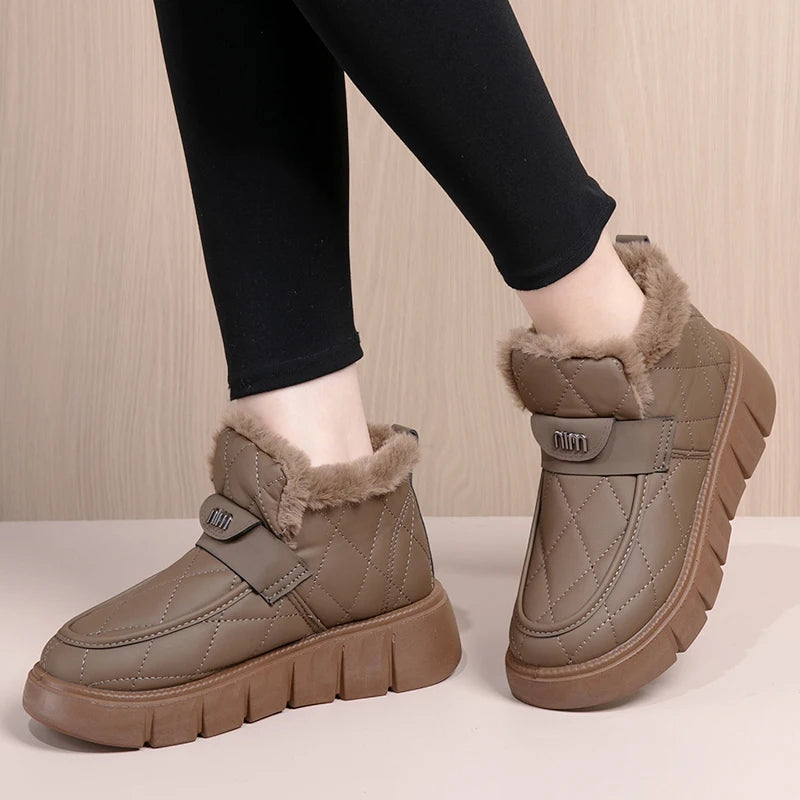2026 Winter New Arrival Women's Shoes Thick Bottom Anti-Slip Wear-Resistant Cold-Proof Warm Comfortable Free Shipping