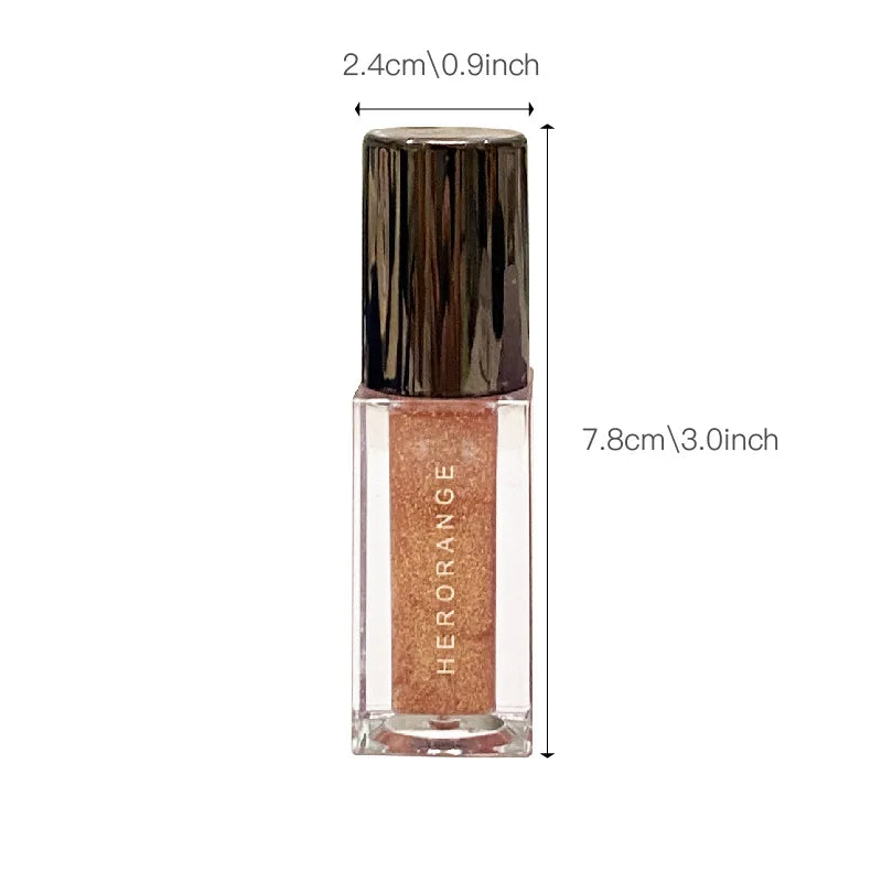 Shiny Glitter Lip Gloss Mirror Water Light Lip Glaze Long Lasting Moisturizing Lipstick Pearl Shimmer Lip Oil For All Skin Types