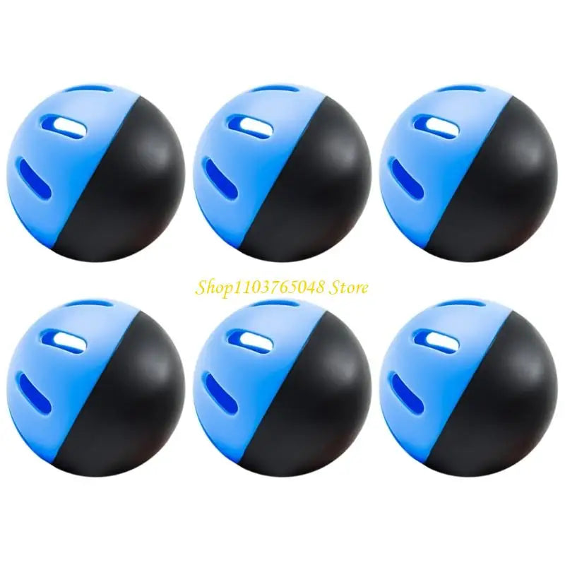 R53E Set of 6pcs 74mm Baseball Practice Balls Training Equipment Safe Materials