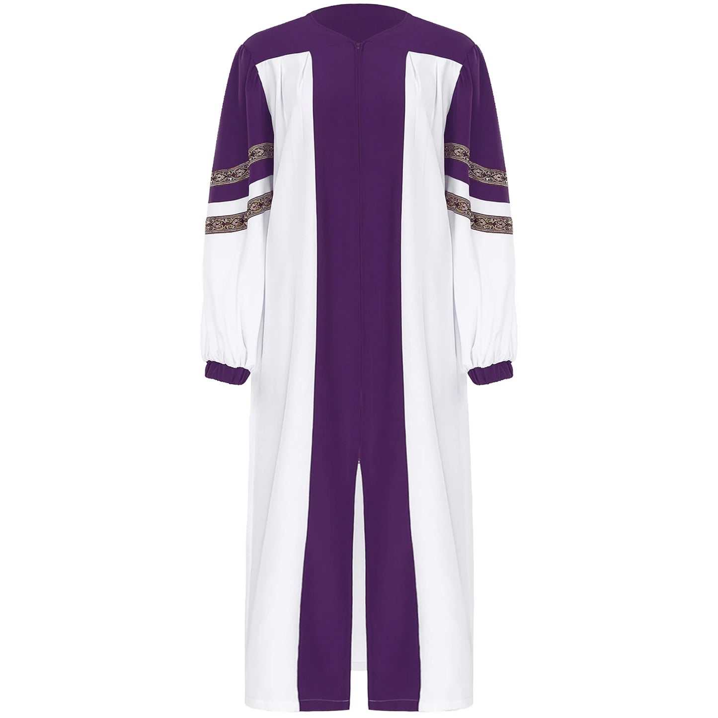 Womens Church Clergy Loose Choir Robe Dress Priest Preacher Dresses Baptism Confirmation Officiant Costume Praise Worship Dress