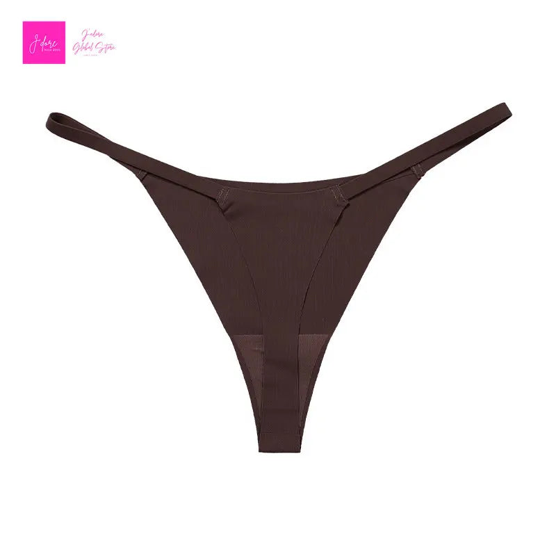 1 Pc Sexy Ladies T-back Underpants Silk Patchwork Stretch Thongs Womens G-string Panties Thong Lingerie Panties Women Thong