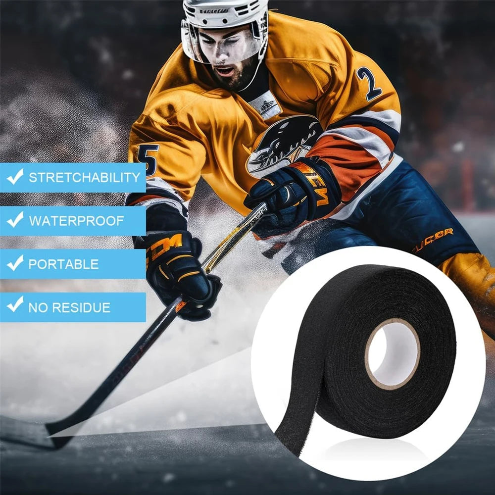 6/8 Rolls Hockey Tape, Strong Adhesive Goon Tape, Multipurpose Cloth Tape 2.5cm X 25m Each Roll, Hockey Stick Tape for Sports