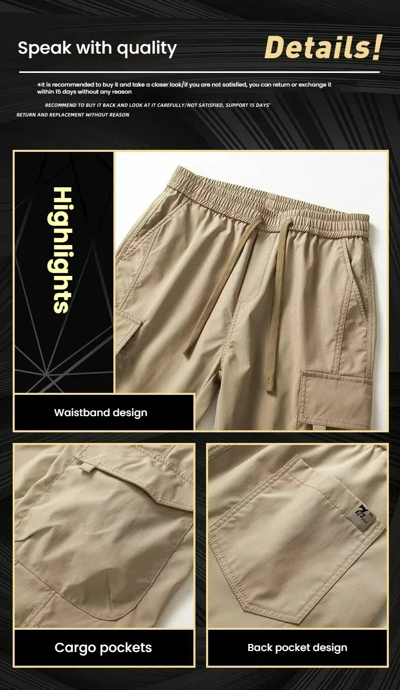 Working pants for men's new loose straight trousers for work wear-resistant and dirty American charge casual pants