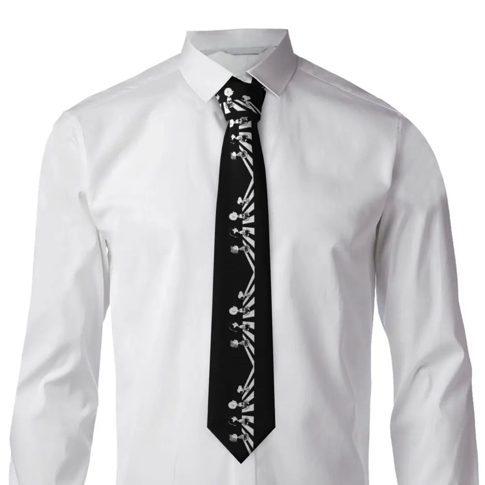 Personalized Fashion S-Snoopys Neckties Men Silk Cartoon Office Neck Tie