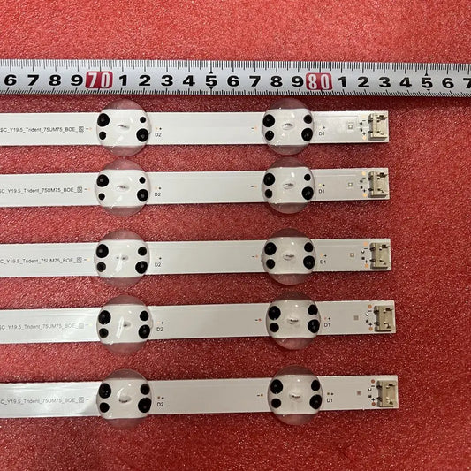 LED Strip For TV 75UM7100PSA 75UM7600PTA 75UN7370AUH 75UN8570PUC 75UM7110PLB 75UP7070PUD 75UK6200PLB 75UM7580PVA 75UM7000PLA