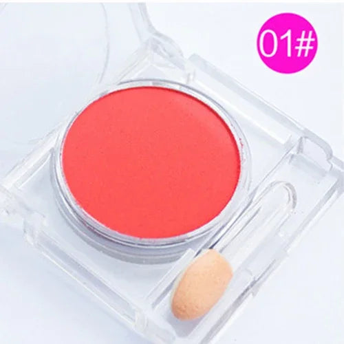Monochrome blush Matte Natural Cheek Color Brightening Face Waterproof Facial Contouring Makeup Blush Powder Soft Makeup