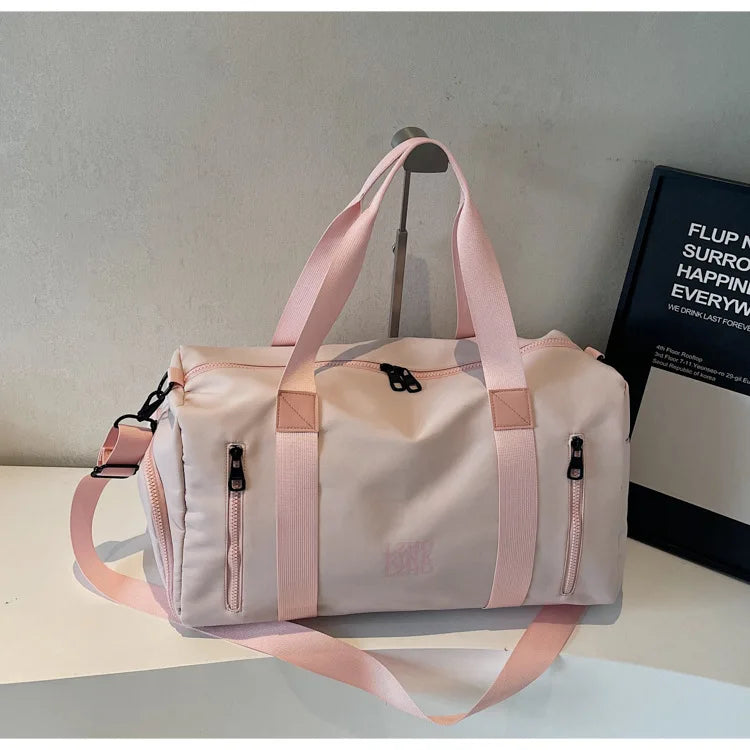 Fashion Travel Bags For Women Large Capacity Men's Sports bag Waterproof Weekend Sac Voyage Female Messenger Bag Dry And Wet