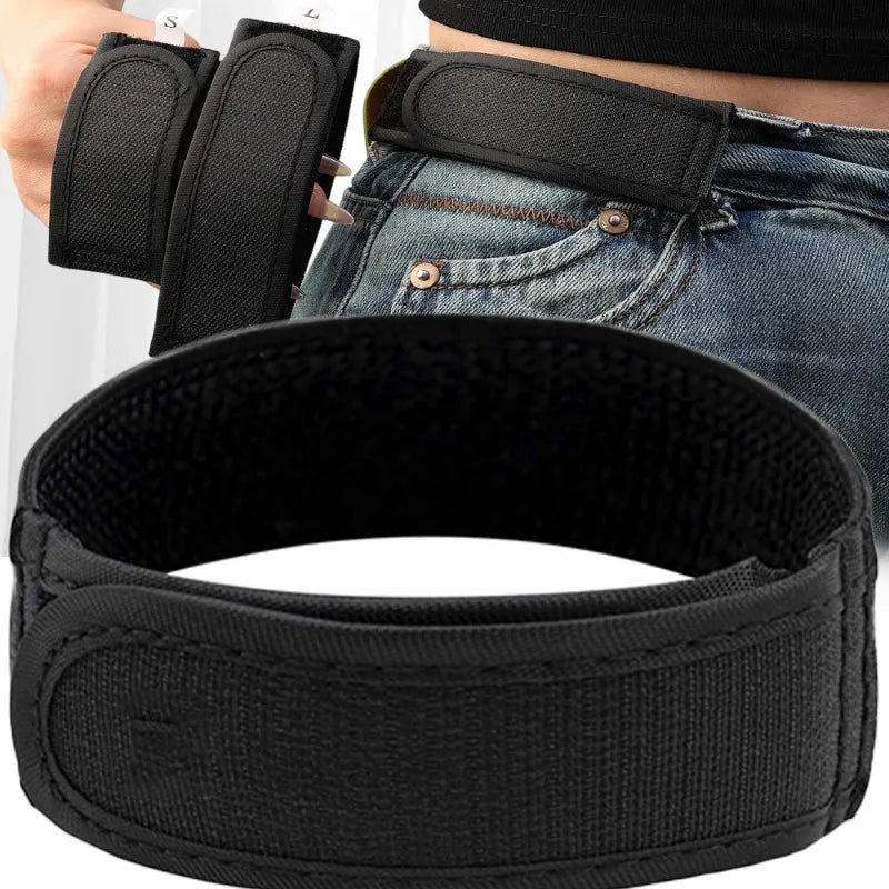 Men's Ultra-Soft Buckle Free Waist Belts Fashion Comfortable No Buckle Elastic Belts Stylish Unisex Jeans Loop Buckle-Free Belt
