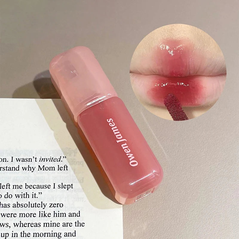 Glossy Non-stick Cup Lip Gloss Long Lasting Cheek Mud Lip Plumper Tinted Lip Lipstick Lip Makeup Cosmetics