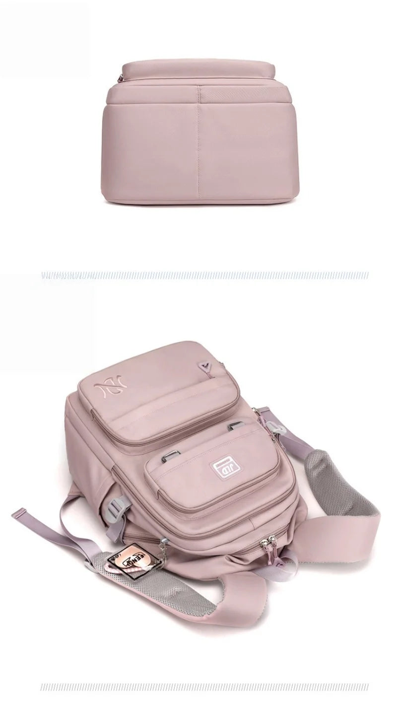 School Bag for Students Large Capacity Secondary School Pupils Backpack Lightweight Reduces Burden and Stress