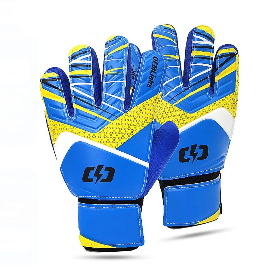 Loogdeel Football Goalkeeper Gloves Finger Protect Thickened Anti-slip Wear-resistant Adult Child Soccer Training Sports Gloves