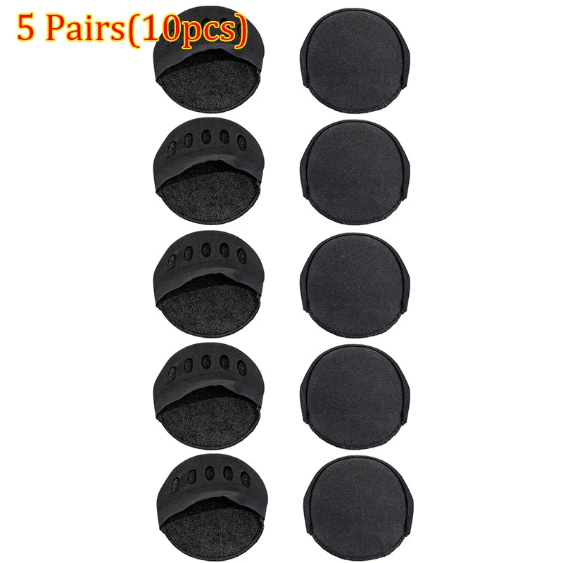 Forefoot Pads Women High Heels Five Toes Half Insoles Calluses Corns Foot Pain Care Absorbs Shock Socks Toe Pad Inserts Cushion