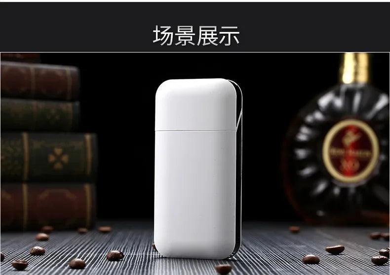 Small Cigarette Case Lighter Integrated USB Rechargeable Windproof Lighter Creative Split Cigarette Lighter Men's Gadget