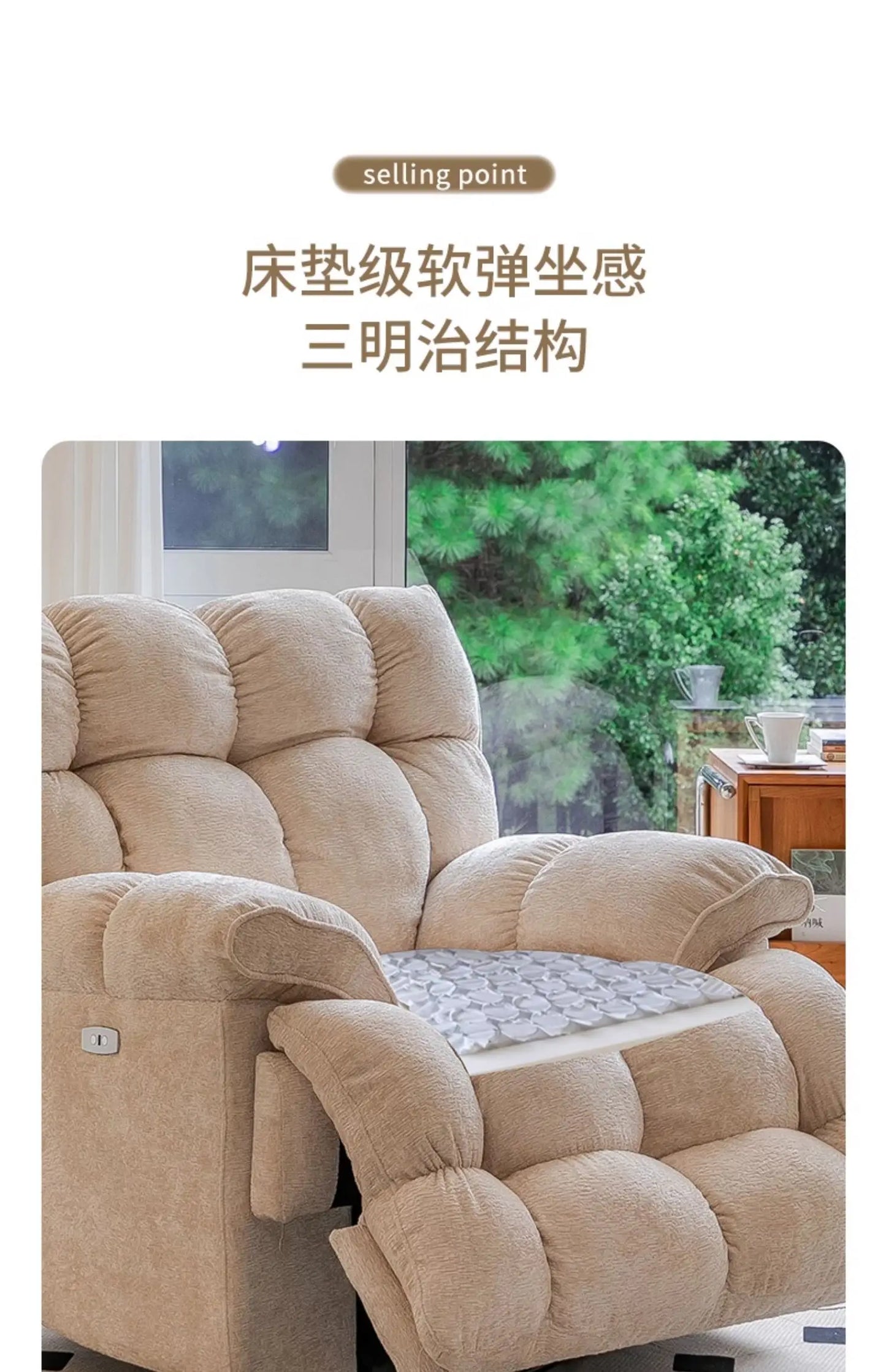 Recliner Europe Living Room Sofas Comfortable Adults Minimalist Design Sofa Cinema Lounge Muebles Para Habitacion Furnitures