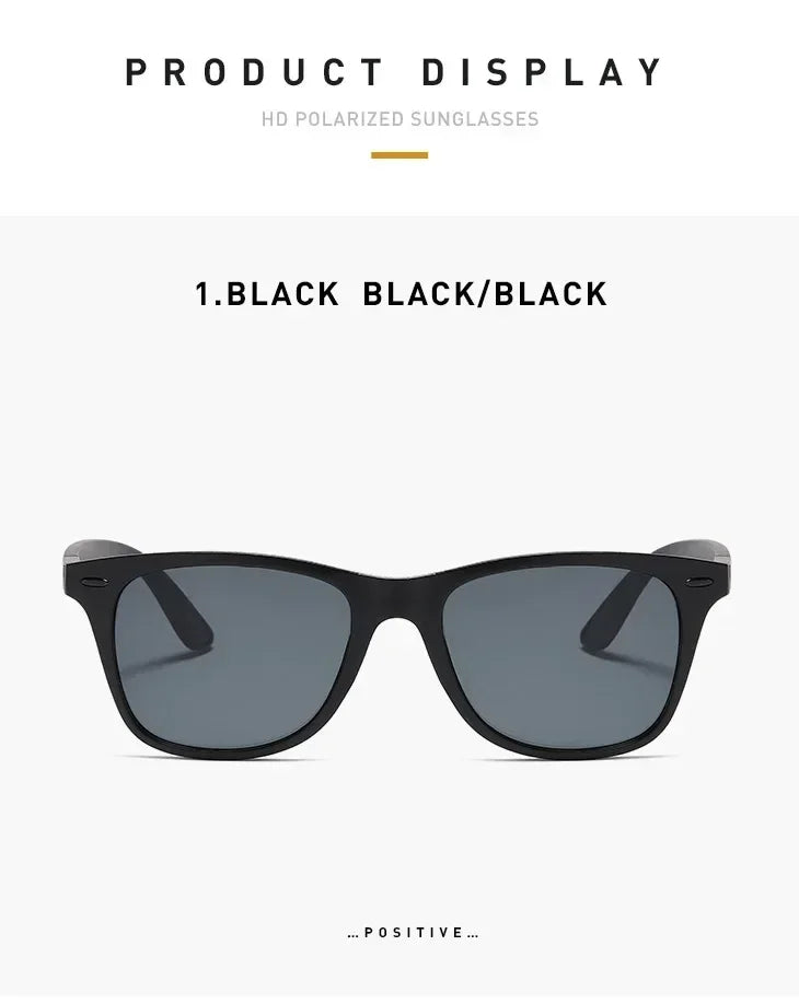 Polarized Classic Sunglasses Men Women Brand Design Driving Square Frame Sun Glasses Male Goggle UV400 Gafas De Sol