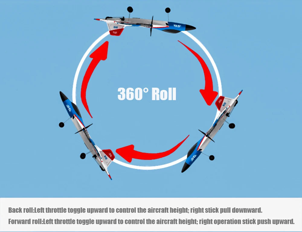 RC Plane F22 Stunts Plane 2.4G Radio Control Glider Remote Control 3D Plane Glider Airplane EPP Foam Boys Toys for Children