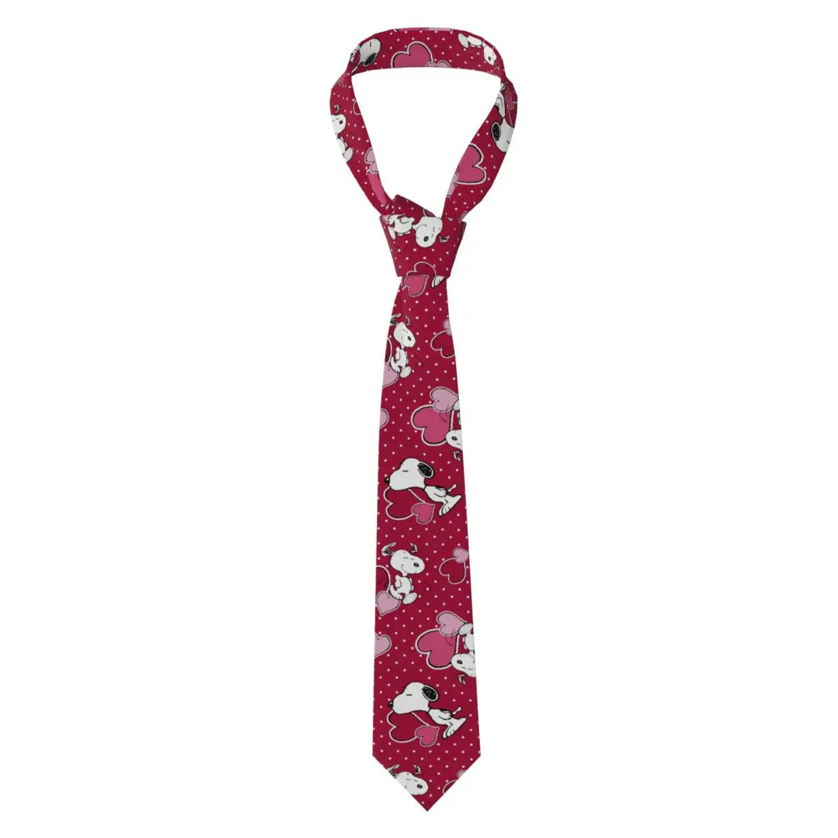 Snoopys & Woodstock Smile Giggle Laugh Neckties Silk 8 cm Neck Tie for Mens Shirt Accessories Cravat Wedding Accessories Office