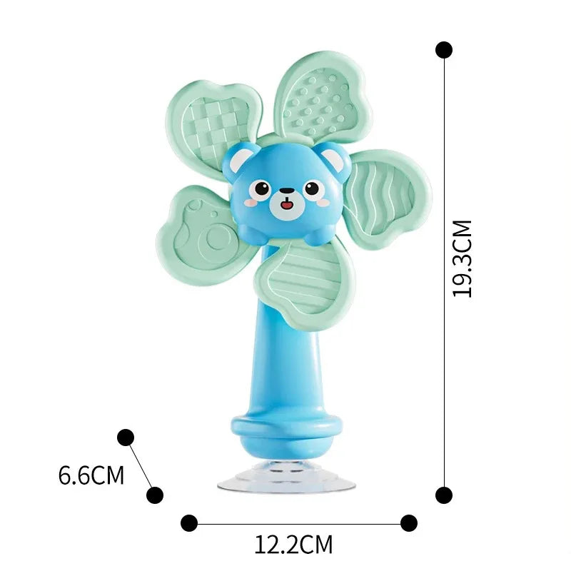 Baby Sensory Soothing Toy with Music And Rotating Flowers Early Education Health Material Touch & Sense Development for Infants