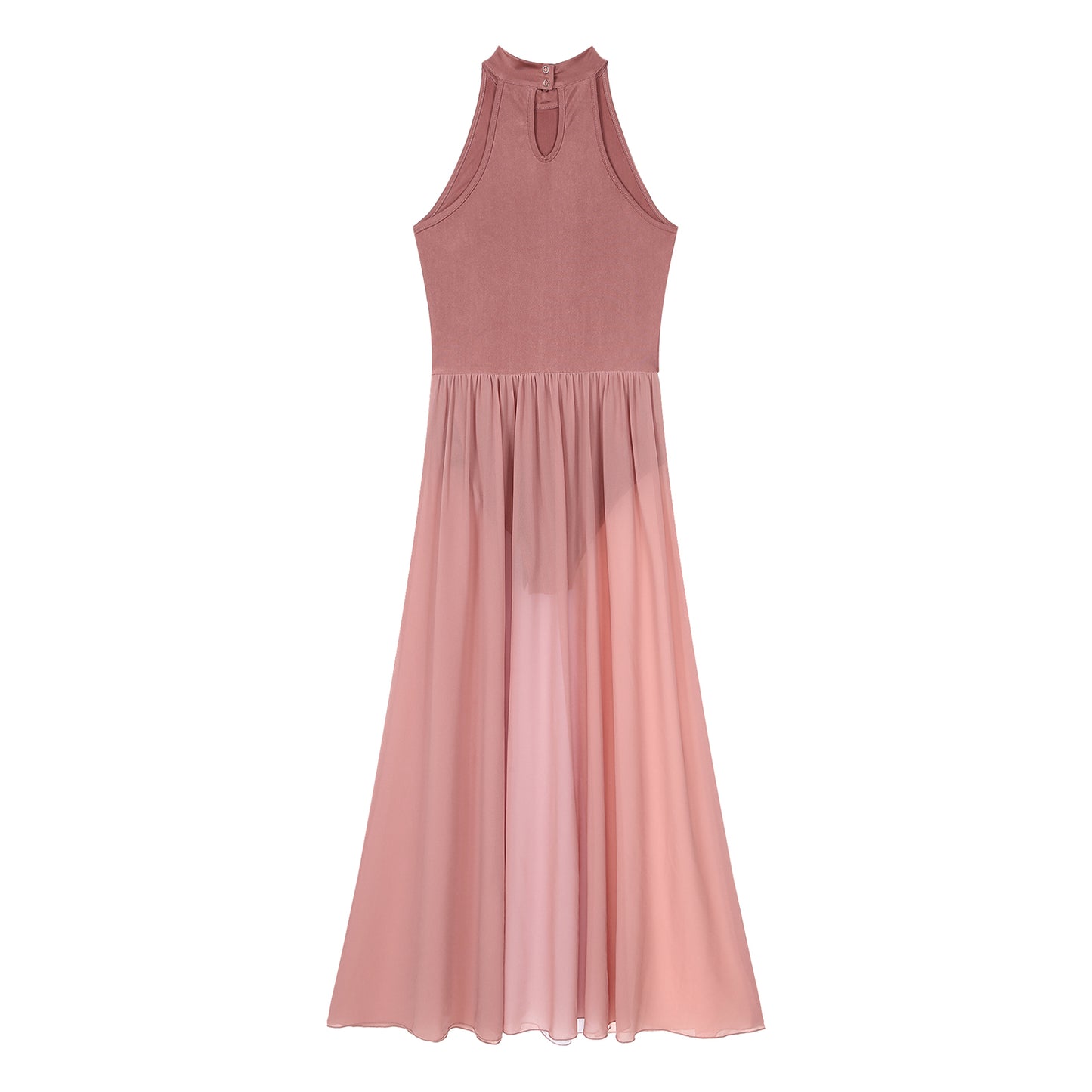 Women Ladies Lyrical Praise Dance Dress Performance Costume Modern Contemporary Celebration of Spirit Dancewear Split Long Dress