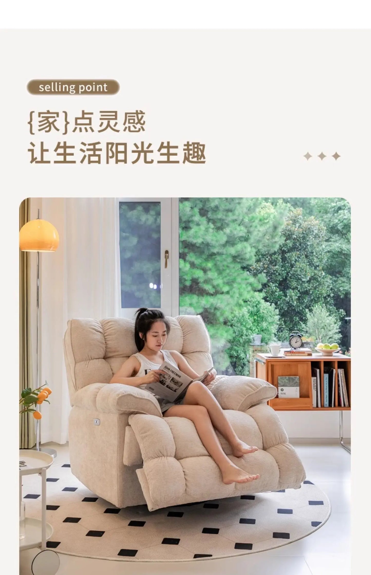 Recliner Europe Living Room Sofas Comfortable Adults Minimalist Design Sofa Cinema Lounge Muebles Para Habitacion Furnitures