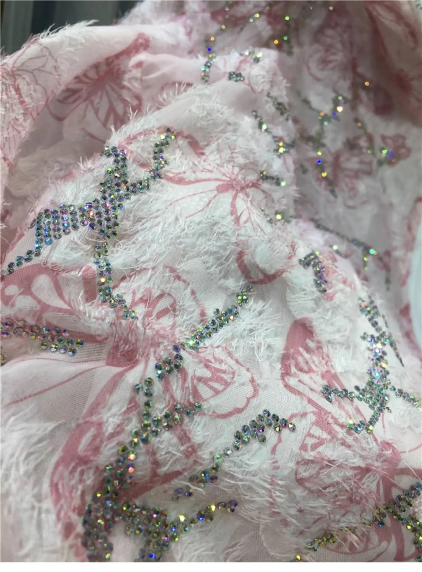 Women Hot Drilling Diamonds Beaded Sunscreen Hoodies Shirts Coat Strawberry Butterfly Lace Spliced Blouses Zipper Cardigan Tops