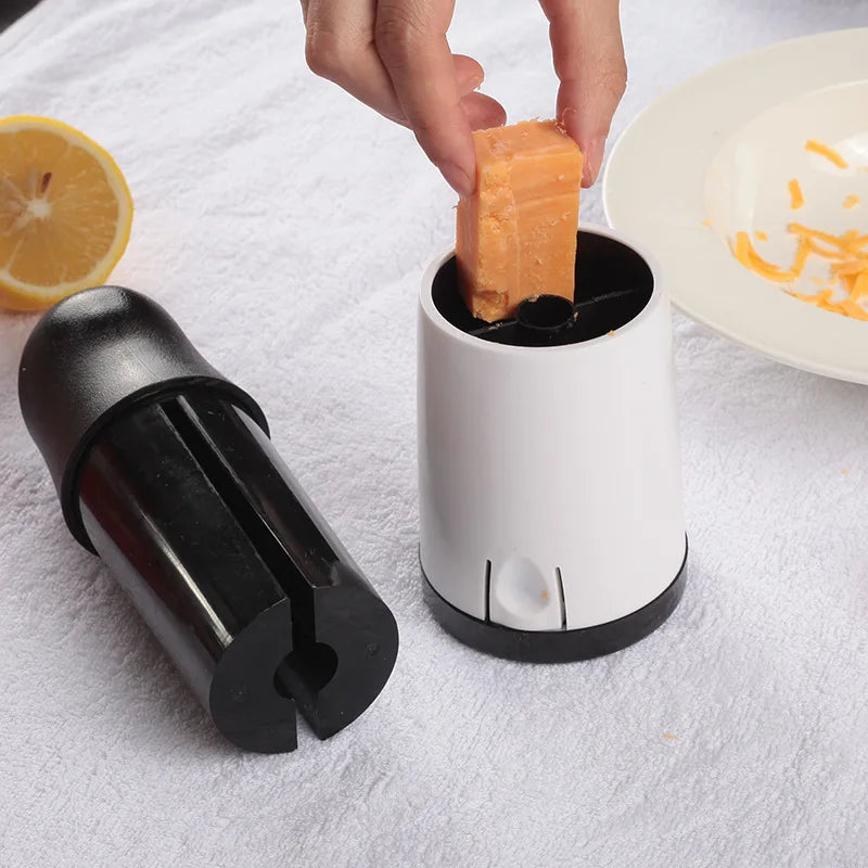Cheese Grater Cutter,Kitchen Gadget Grater DIY Butter Food Mill Cheese Grater Slicer ABS Stainless Steel