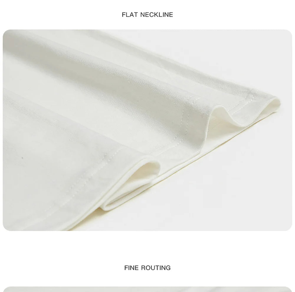 Loose Cotton Solid Tshirts Men Woman Short Sleeve Fashion Brand Trend Couple Clothing Tees Customized Candy Color Summer Tops