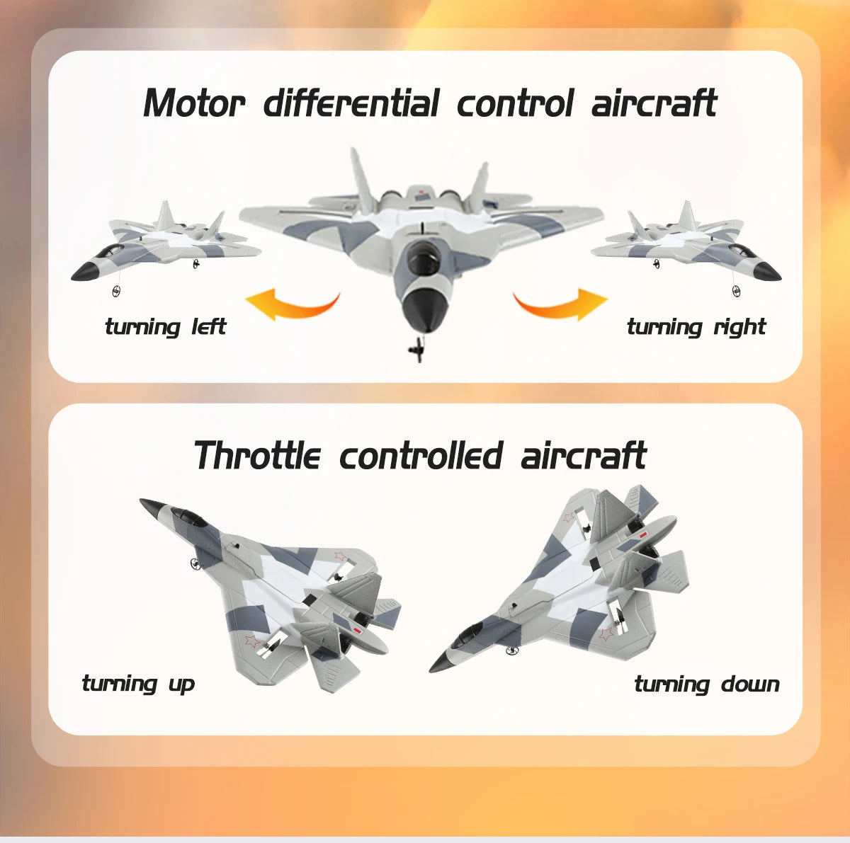 RC Foam Aircraft SU35 Rc Plane 2.4G Radio Control Glider Remote Control Fighter Glider Airplane Foam Boys Toys for Children