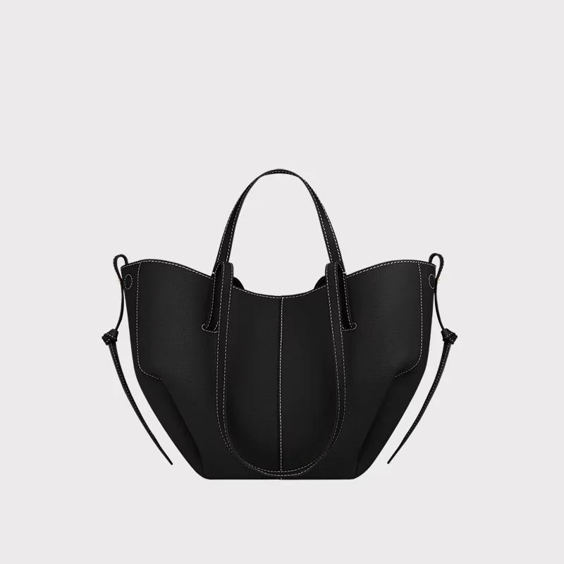 Ladies' fashionable large capacity wing shaped single shoulder handbag, suitable for commuting and shopping