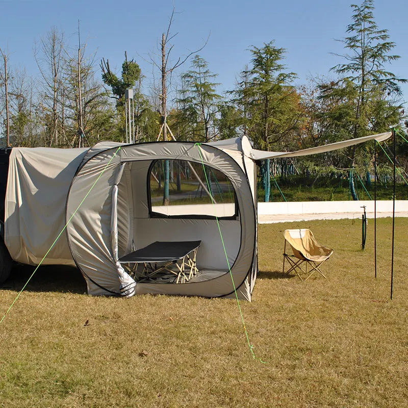 Car Rear Automatic Tent, Car Tailgate Tent,Pop Up Car Rear Tent, SUV Tents Car Tents for Campers Multipurpose Truck Tent