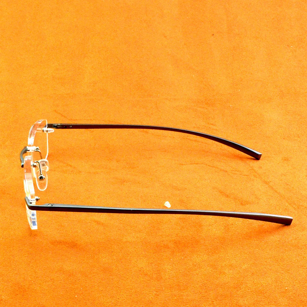 Rimless Al-mg Alloy Reading Glasses Ultra-light Spring Leg Spectacles +1 +1.5 +2 +2.5 +2.75 +3 +3.25 +3.5 +4