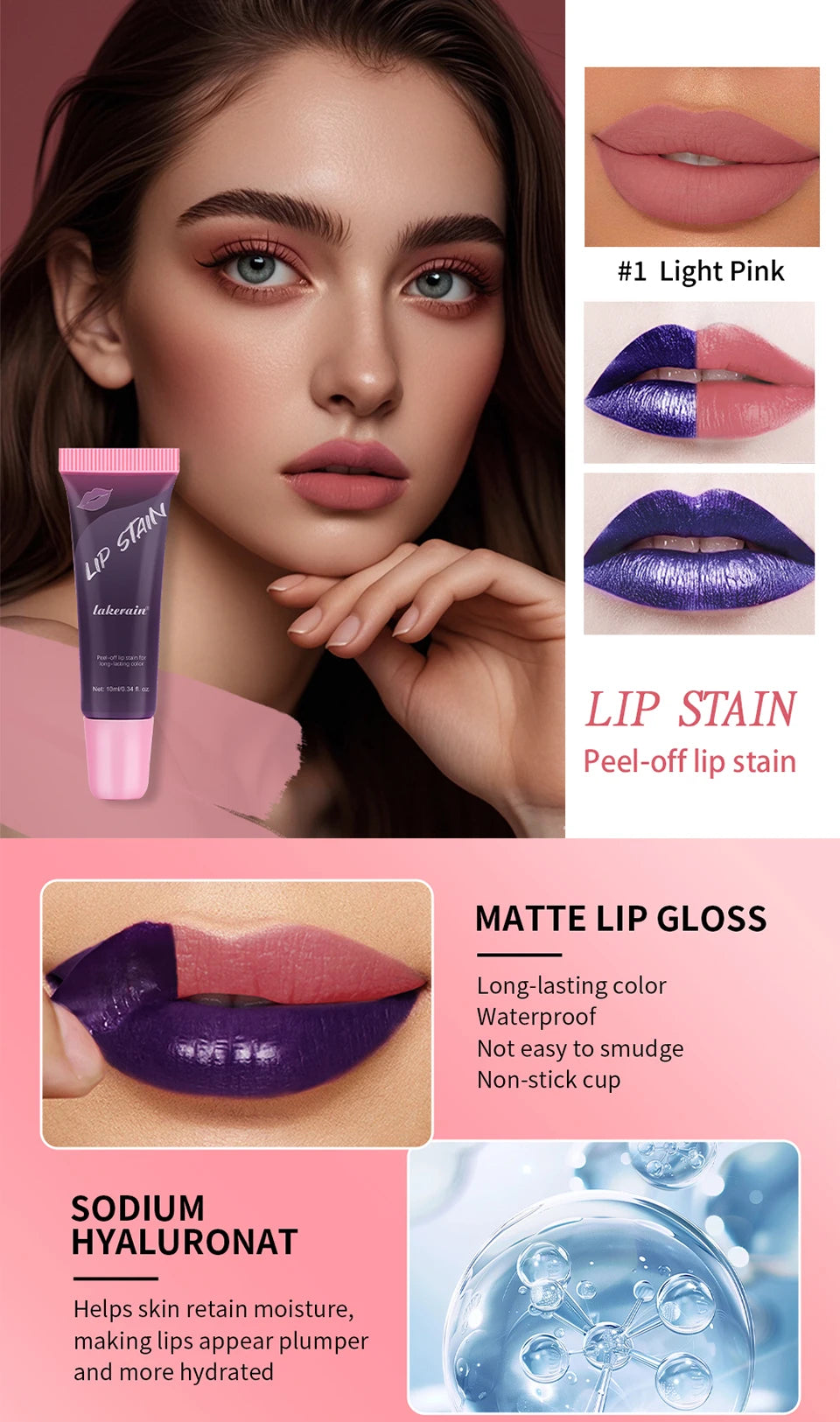 Peel Off Lip Stain Waterproof Resistant Lipsticks Cheap Lip Gloss Matte Tick for Lips Labios Inks Tattoos Makeup Ink Tint