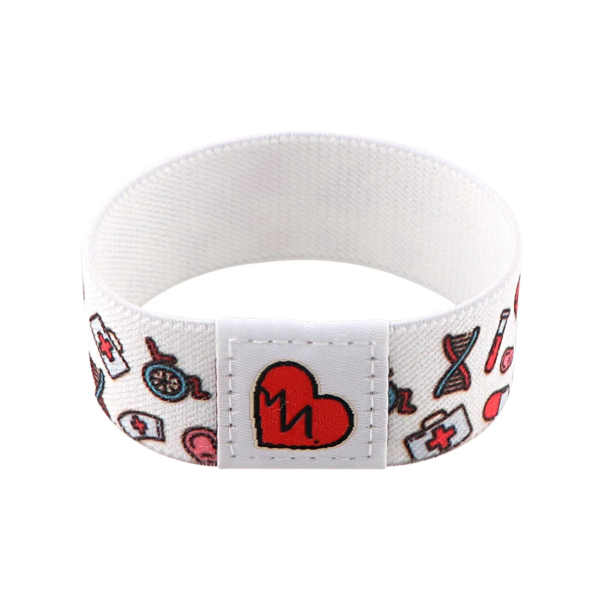 Autism Awareness Puzzle Bracelet For Women Elastic Sports Wristband Fashion Bangles Jewelry Nurse Doctor Accessories Teens Gifts