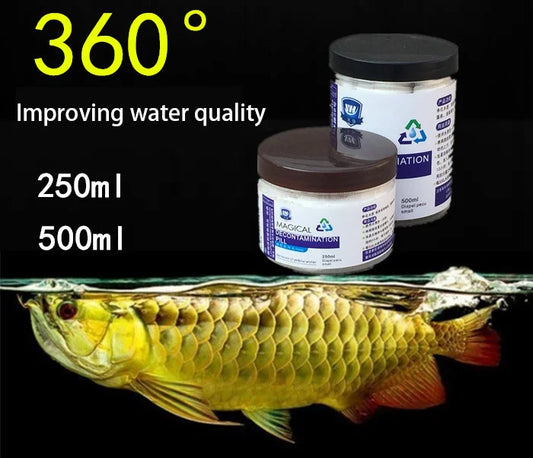 500ml Protein Cotton Water Filter Aquarium Purifier Fish Tank Purification Aquatic Terrarium Bowl aquariums Media Cleaning Tool