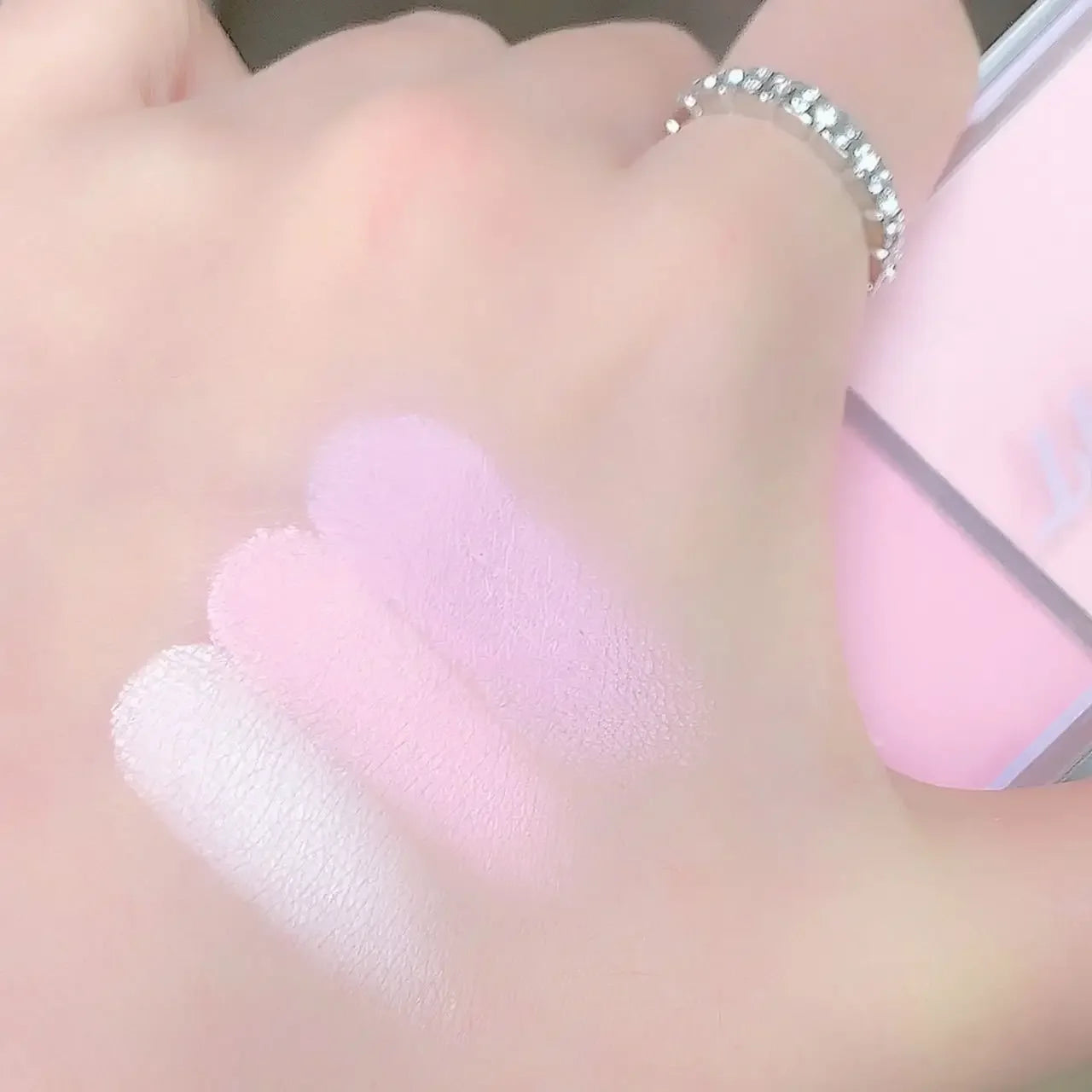 Pink Series 3 Colors Blush Makeup Palette Mashed Potato Texture Matte Cheek Tint Contour Shadow Blusher Cosmetics Rouge Powder