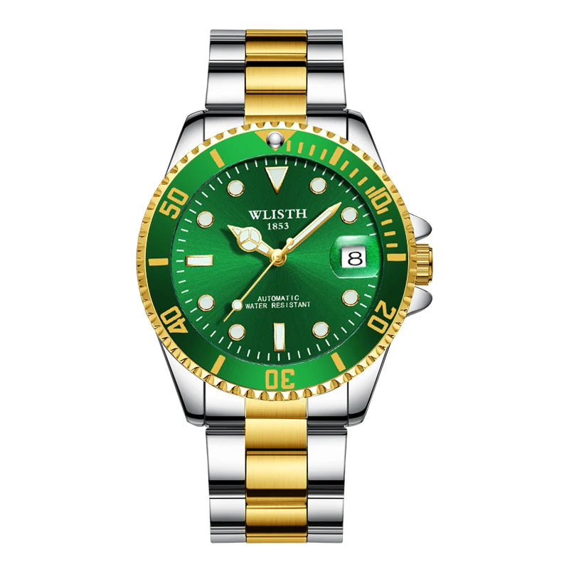 Automatic Mechanical Watch for Men Simple Business Stainless Steel Luminous Luxury Sports Mechanical Watch Man reloj hombre