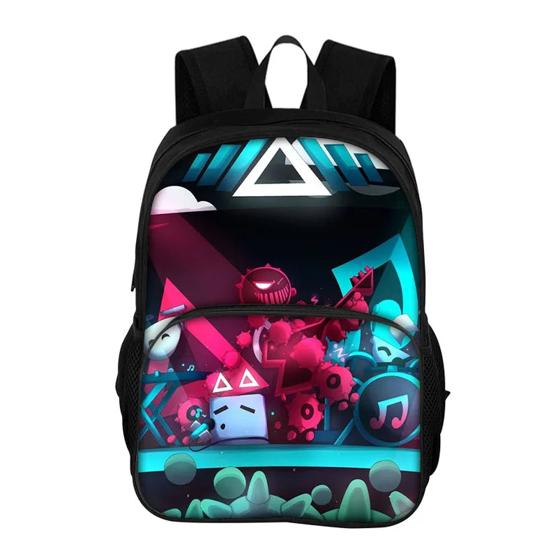 Kids Backpacks Just Shapes & Beats Student Anime School Bags Children Outdoor Sport Travel Rucksack Gift