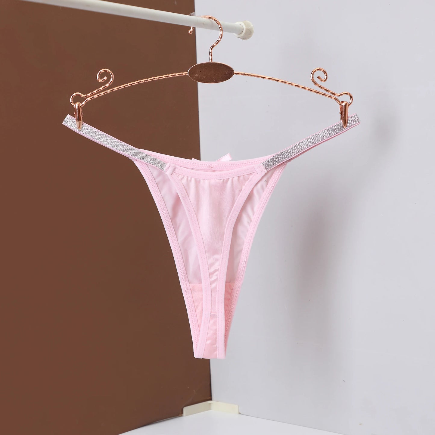 Thong Briefs for Women Soft Comfortable Solid Color Sexy Underpants with Thin Belt Female Lingerie Women's Thong