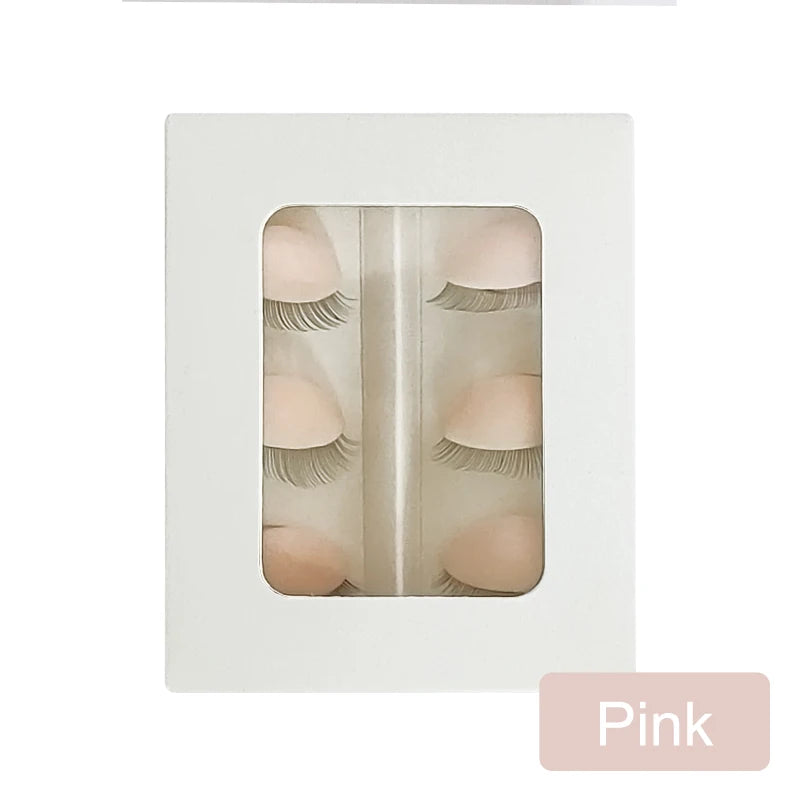 Makeup Accessories Mannequin Head For Eyelash Extension With Practice Silicone Removable Replacement Cosmetic Model Supplies