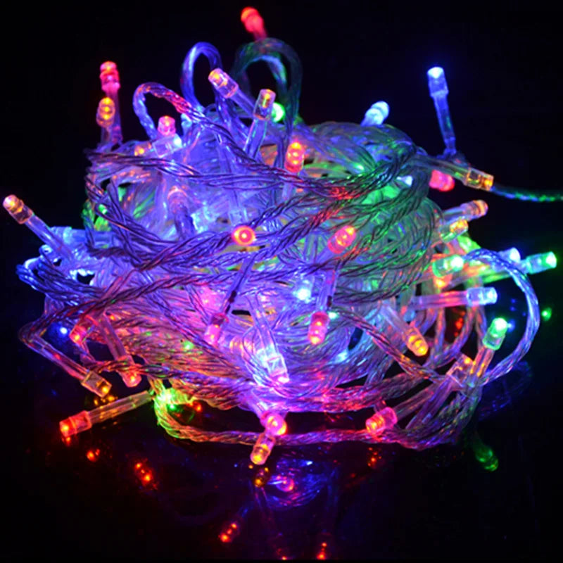 LED Strip 10M 100LEDs Christmas Lights Led Strip Lights Festoon Fairy Lights Garden Light Party Holiday Christmas Decoration